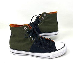 Converse Women's Size 171688F CT All Star High CARGO KHAK Black Canvas Sneakers